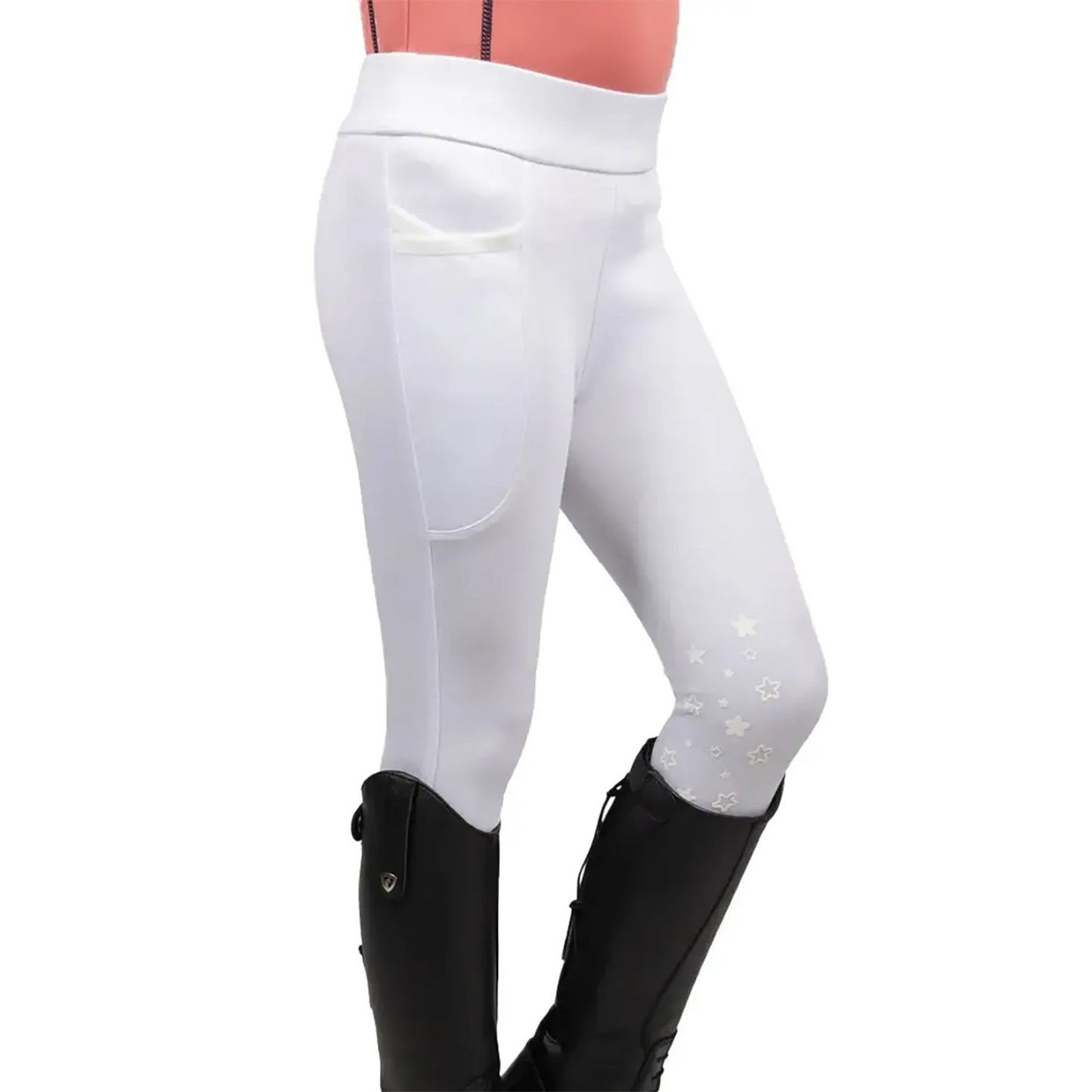 Little Rider Elevate Selena Riding Tights White - 9/10 Years