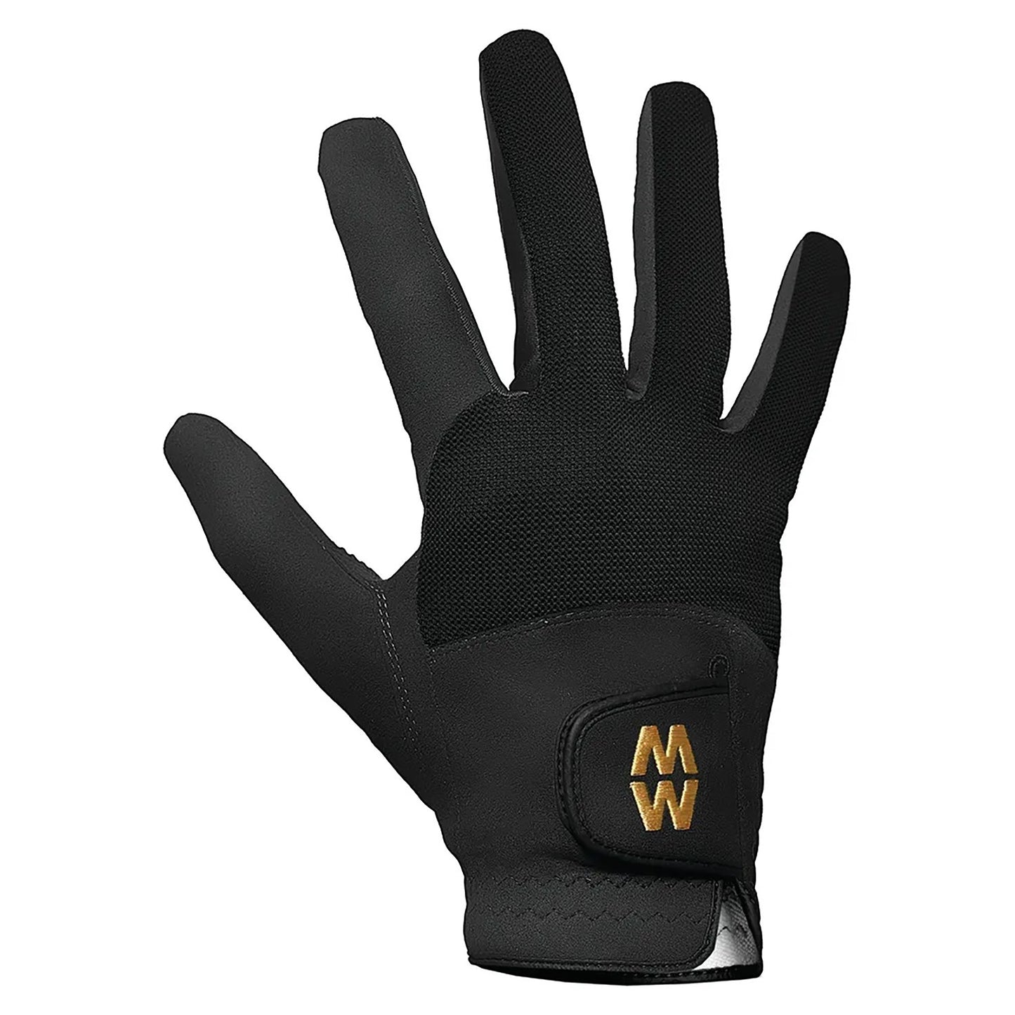 MacWet Mesh Gloves Short Cuff Black - Size 9