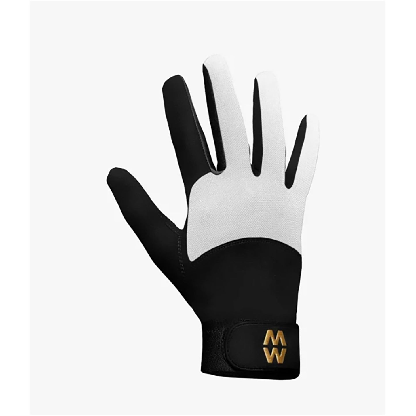 MacWet Mesh Gloves Long Cuff Black/White - Size 8.5