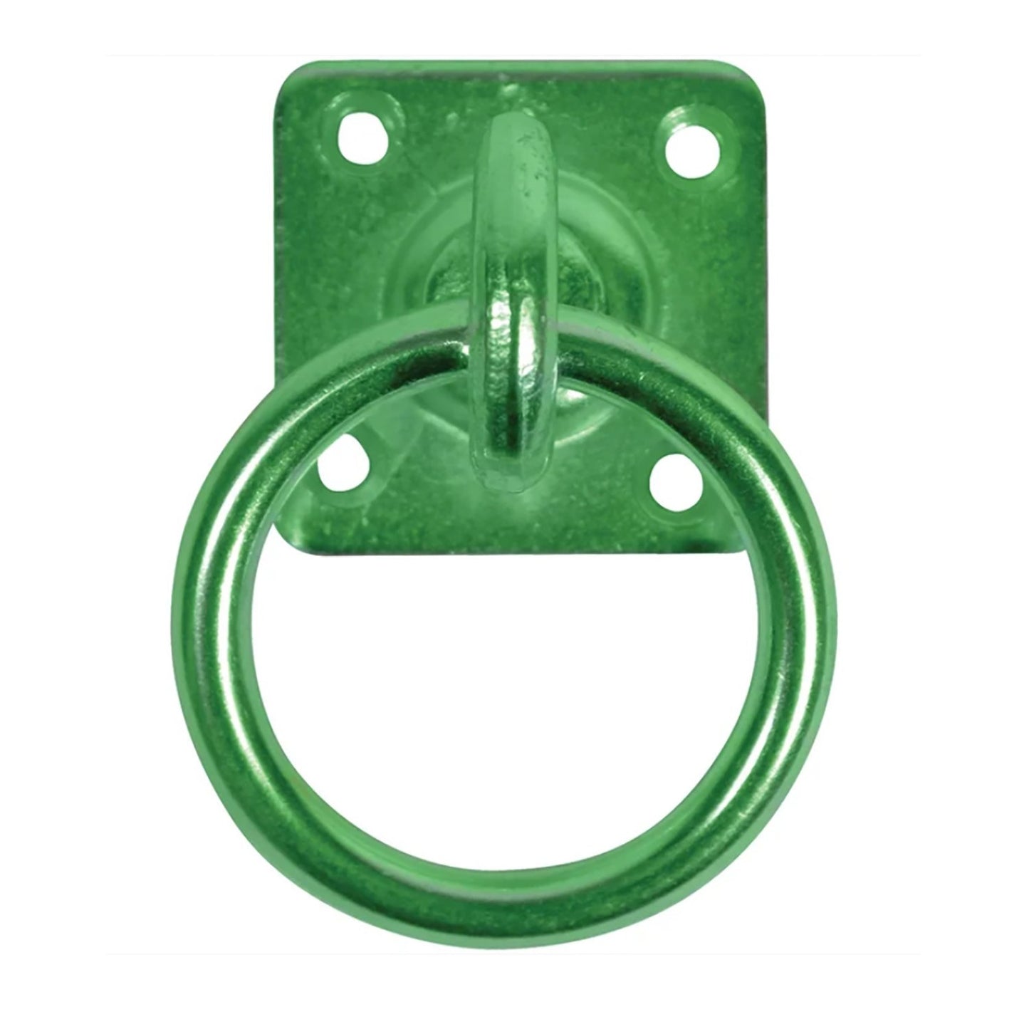 Perry Equestrian 550 Swivel Tie Ring on Plate Green - Pack of 2 PerryPack