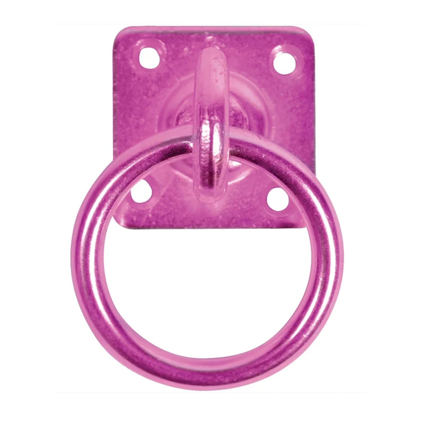 Perry Equestrian 550 Swivel Tie Ring on Plate Pink - Pack of 2 PerryPack