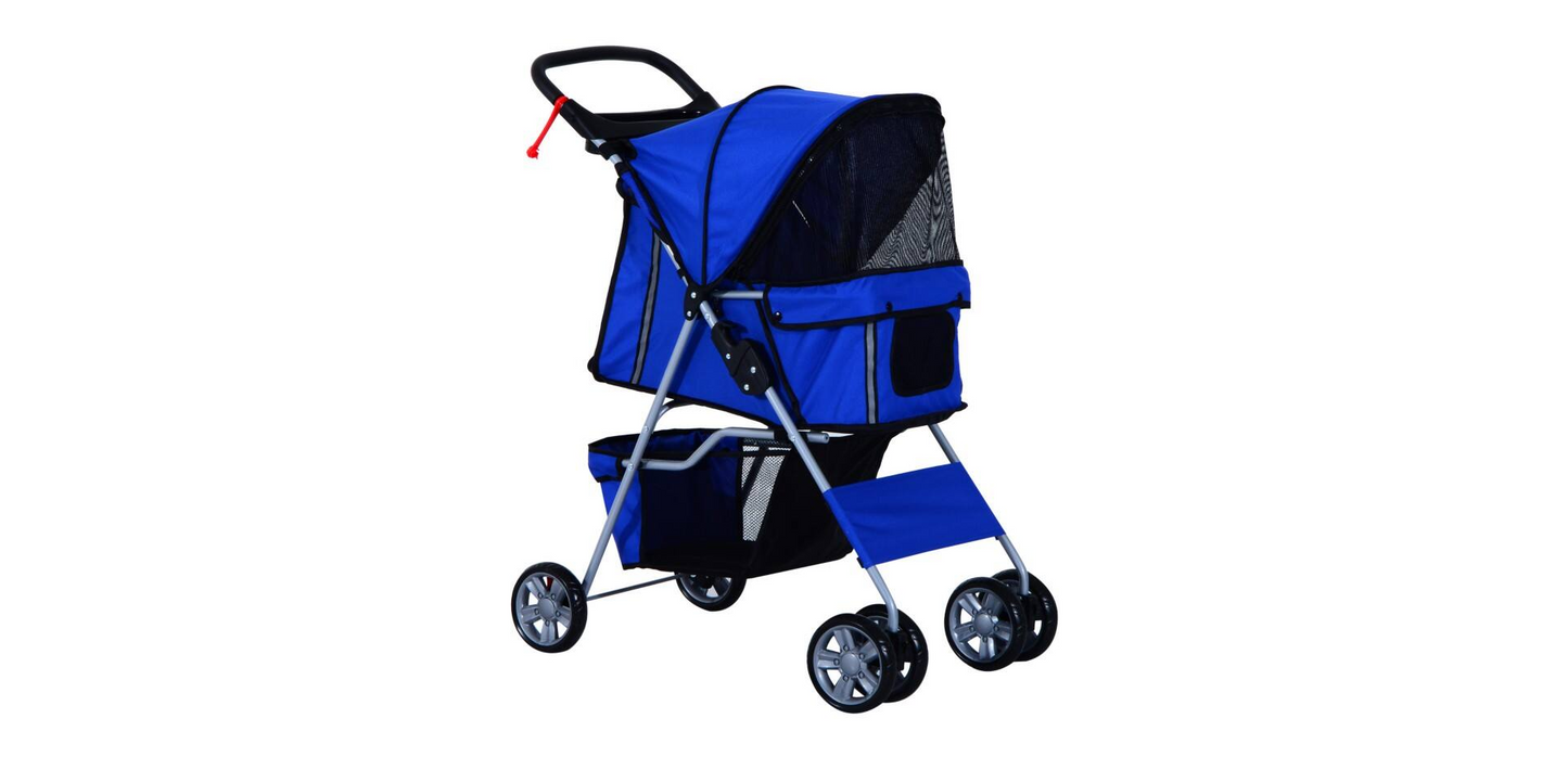 PawHut Pet Stroller D00-058BU 970 x 750 x 450 mm Blue
