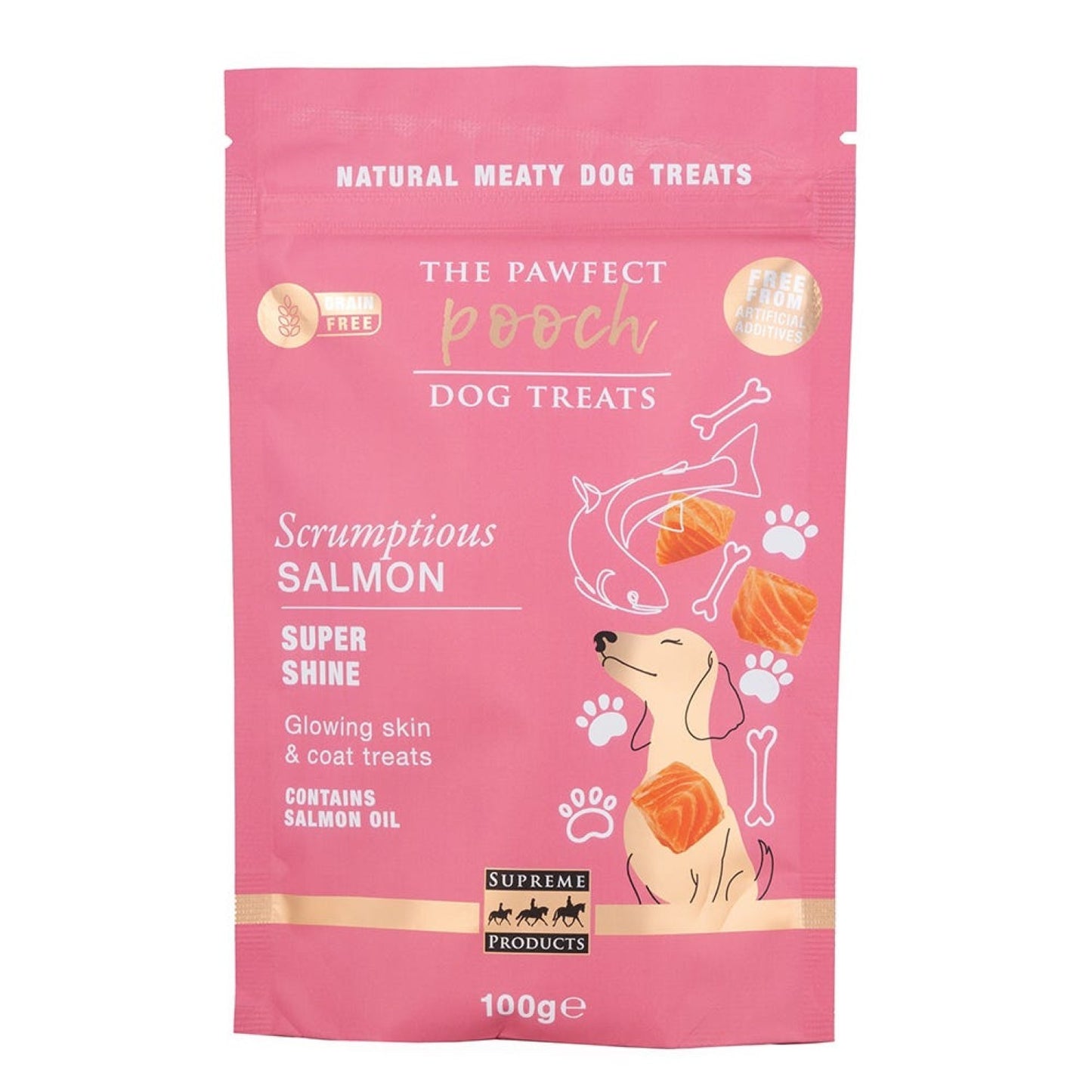 Supreme Products Pawfect Pooch Super Shine Glowing Coat Treats - 100 Gm