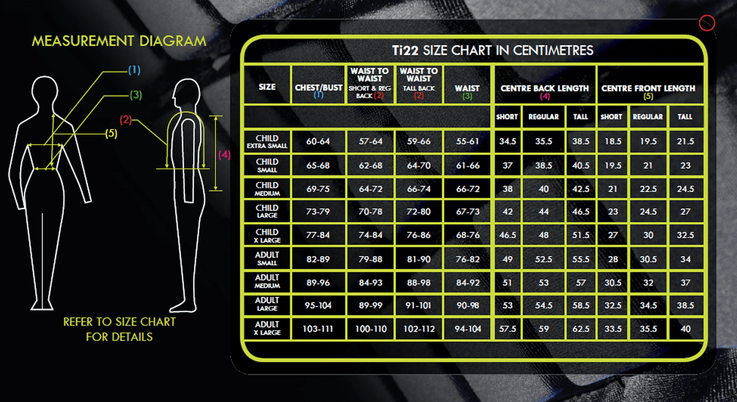 Champion Titanium Ti22 Body Protector Adult