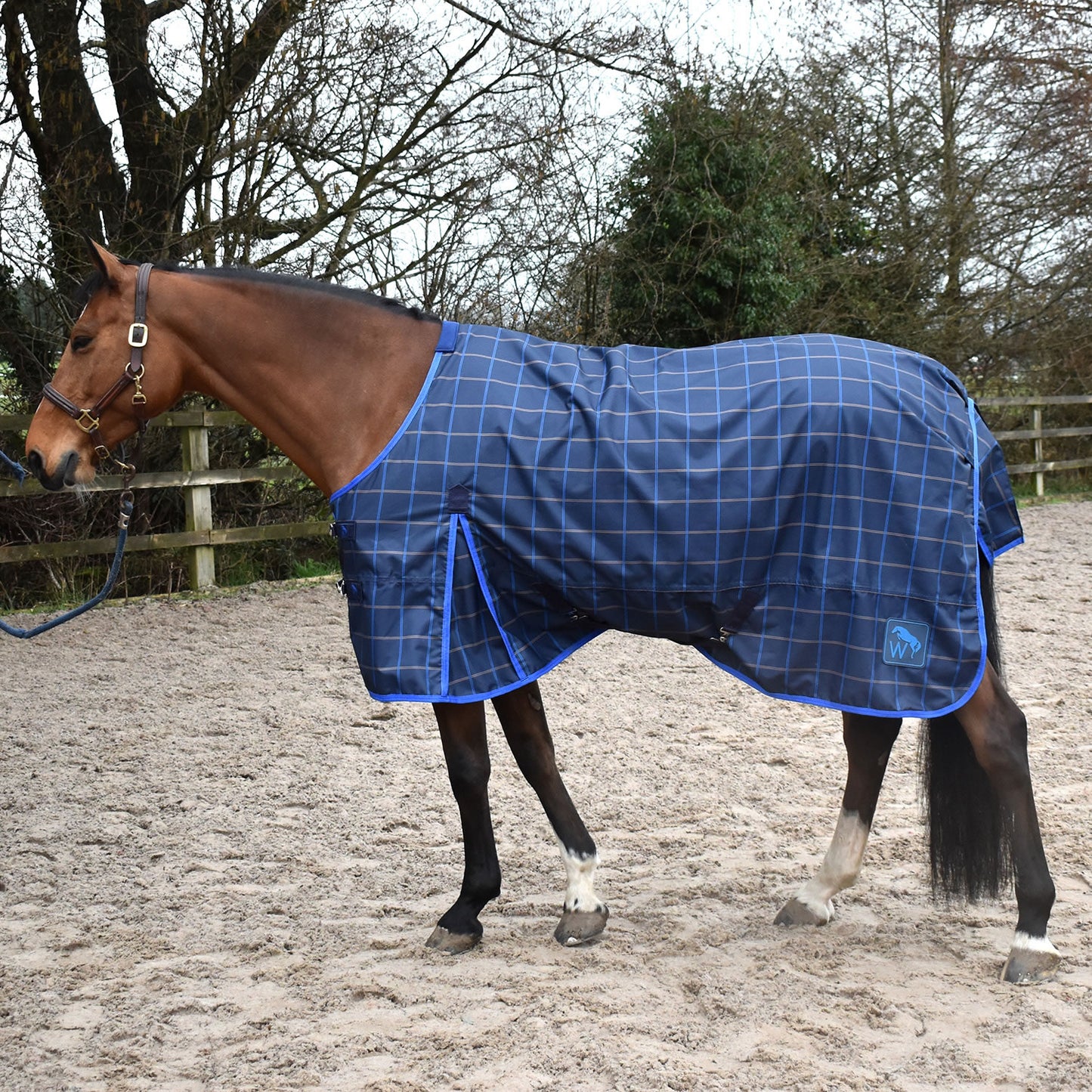 Whitaker Jacob Lightweight Turnout Rug 0 Gm Navy/Blue