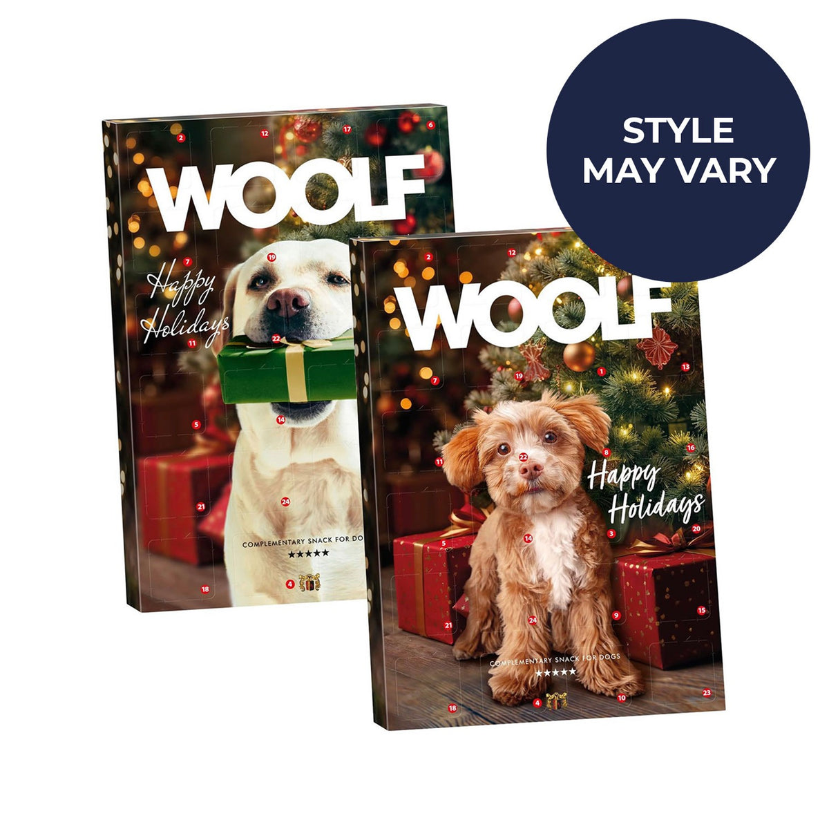 Woolf Happy Holidays Advent Calendar - Assorted Styles