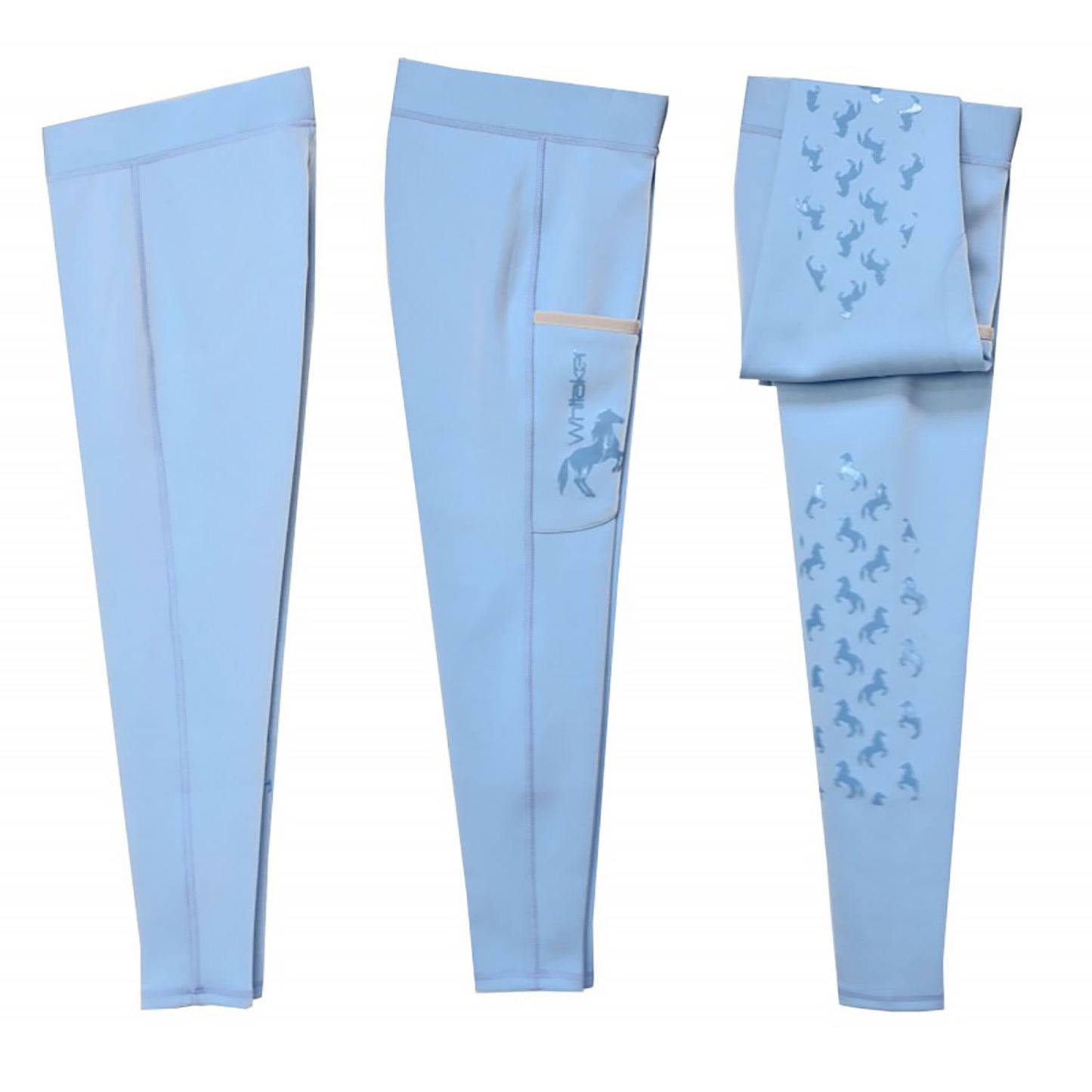 Whitaker B231K Diggle Kids Tights Light Blue - 7/8 Years