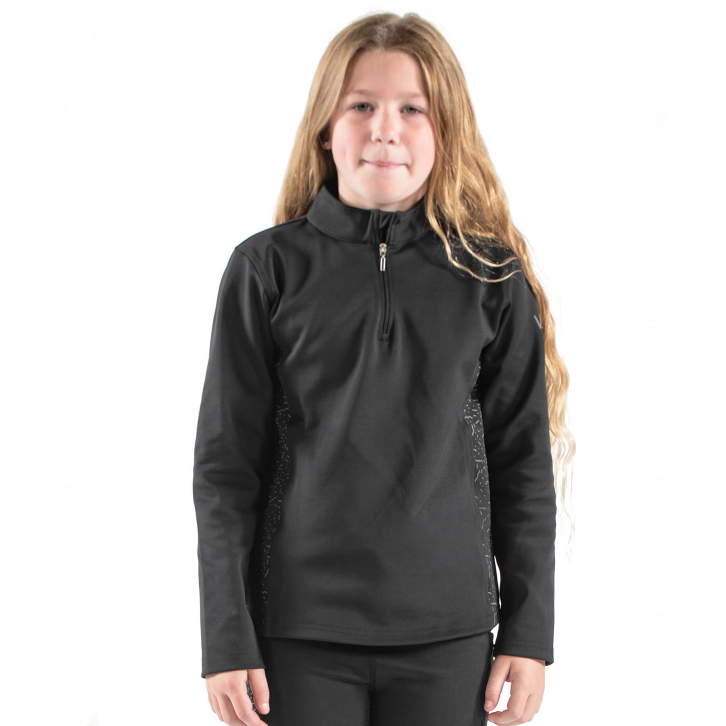 Whitaker PS255K Hatfield Young Rider Reflective Baselayer Black