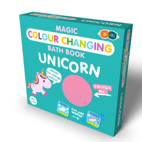 Colour Changing Bath Book: Unicorn