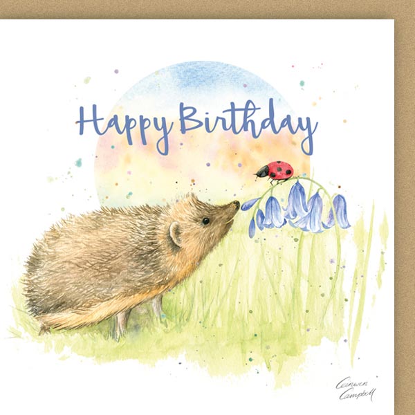 Greetings Card - Country Collection - Hedgehog