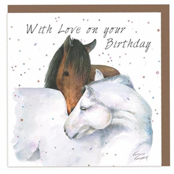 Greetings Card - Country Collection - Horses
