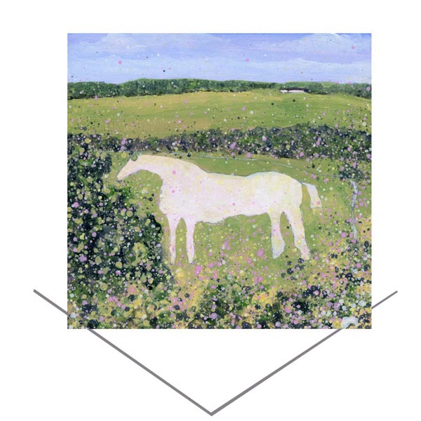 Greeting Cards: Equestrian Landmarks - White Horse of Kilburn