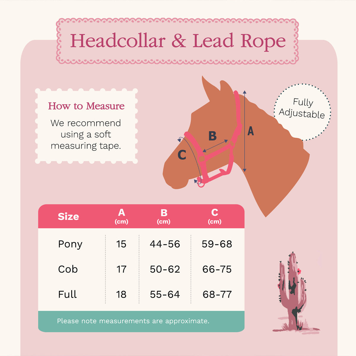 Cath Kidston Headcollar and Rope Set: Cowgirl