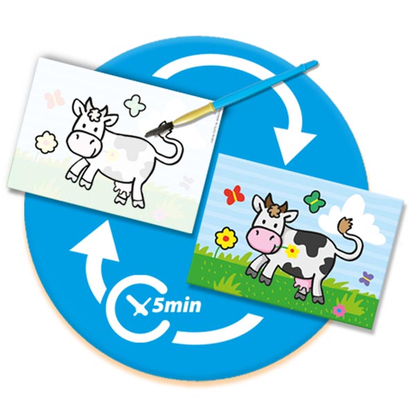 SES: Colour with Water - Farm Animals