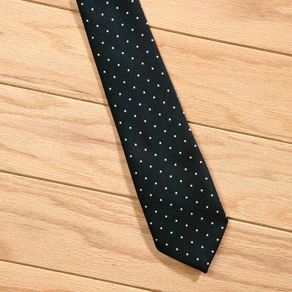 Elico Spot Tie - Navy/White Childs