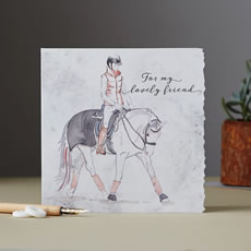 Deckled Edge Lovely Friend Cards