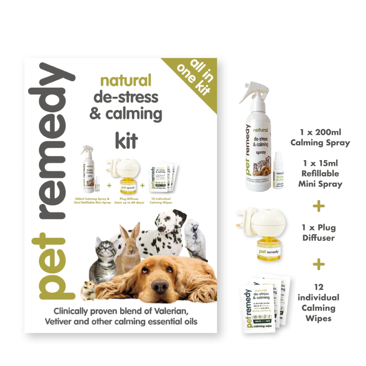 Pet Remedy All In One Calming Kit