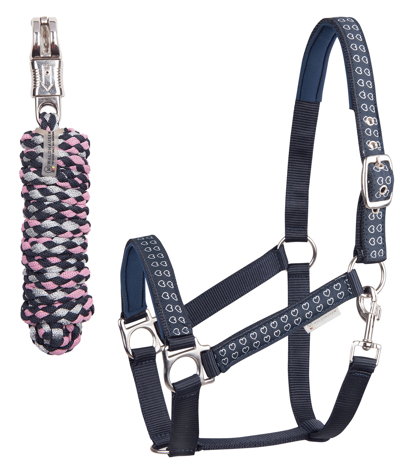Waldhausen Lucky Hearts Halter (Headcollar) Set