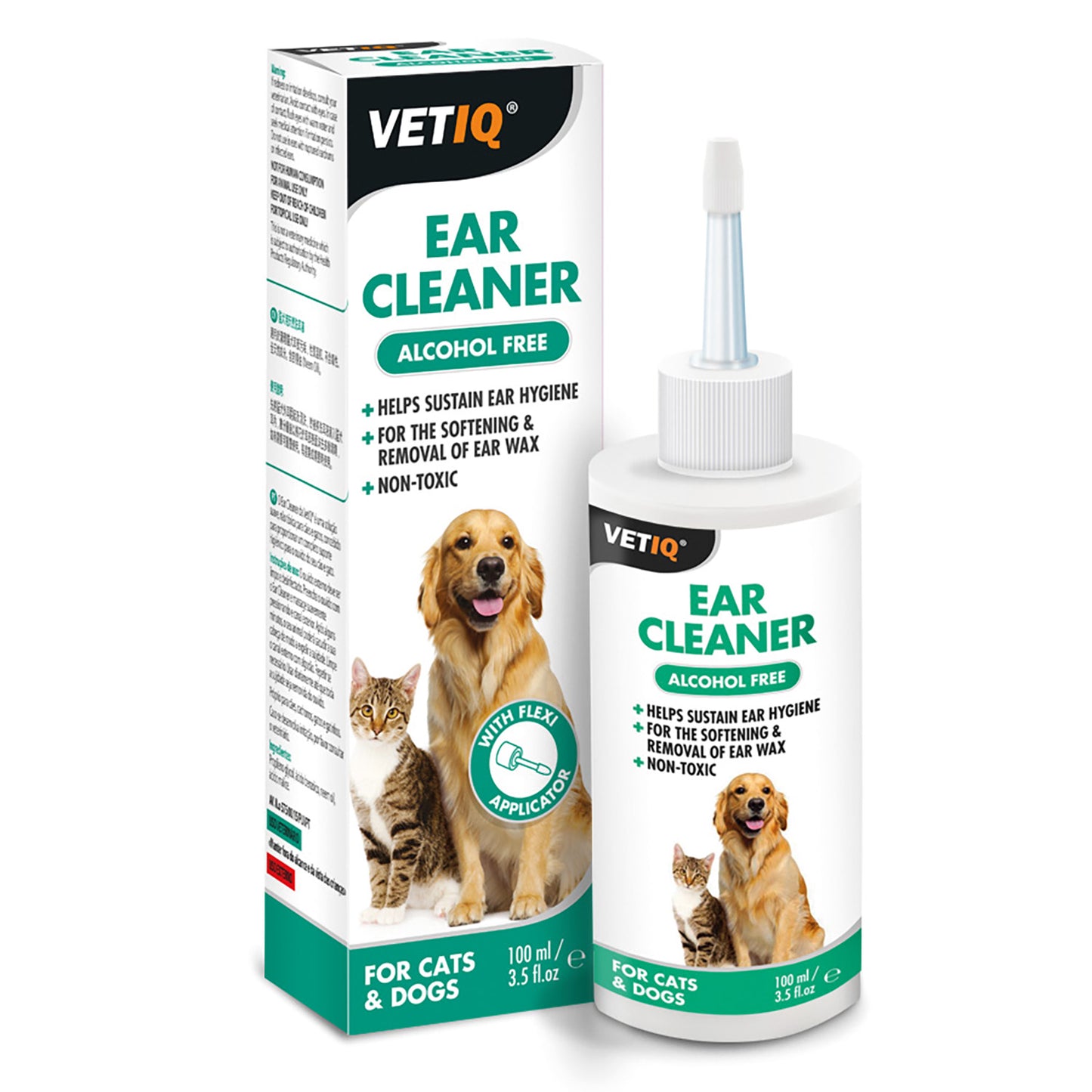 VetIQ Ear Cleaner for Cats & Dogs - 100 Ml