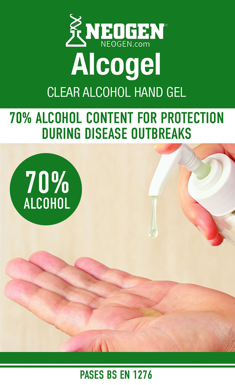 Neogen Alcogel Hand Sanitiser - 5 Lt