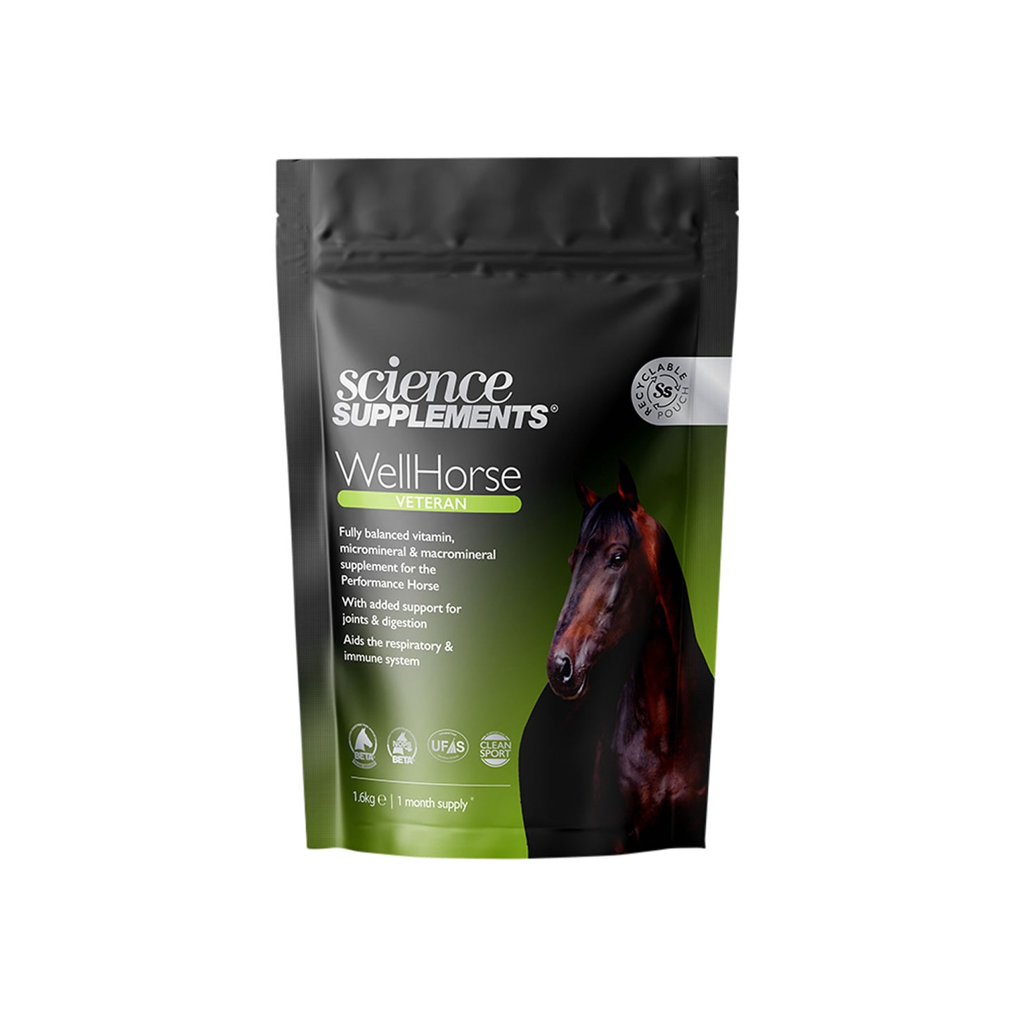 Science Supplements WellHorse Veteran - 1.6 Kg
