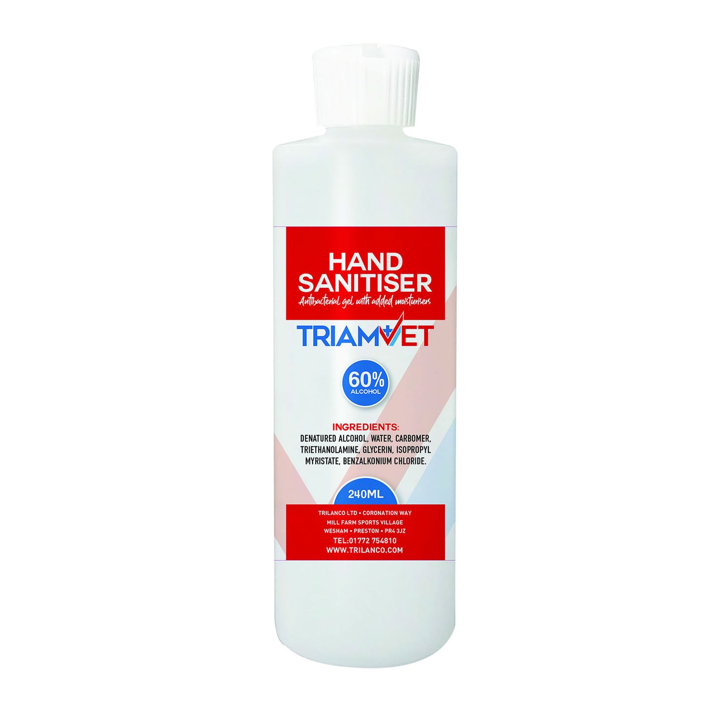 TriamVet Hand Sanitiser Gel - 240 Ml