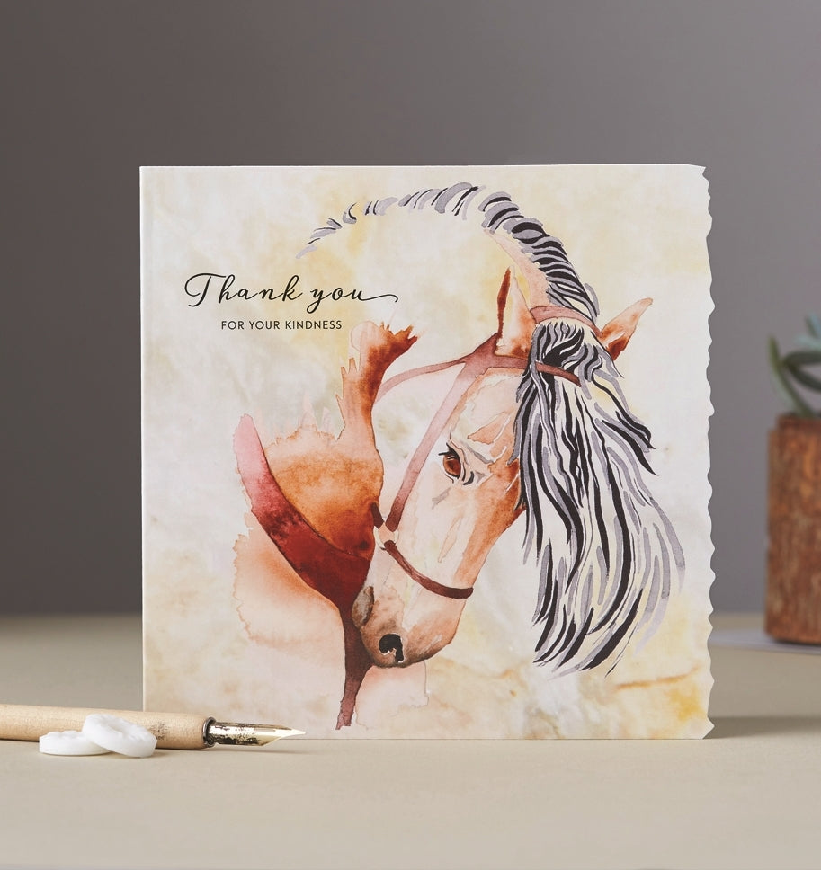 Deckled Edge Thank You Card