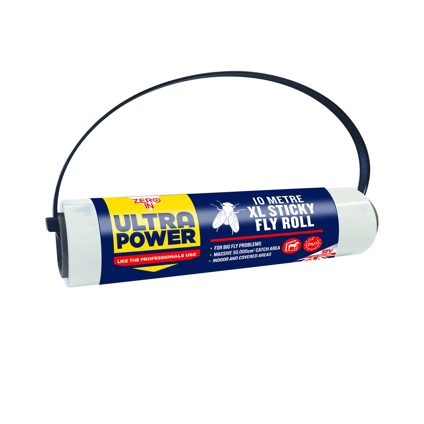 Zero In Ultra Power Sticky Fly Roll - 10m