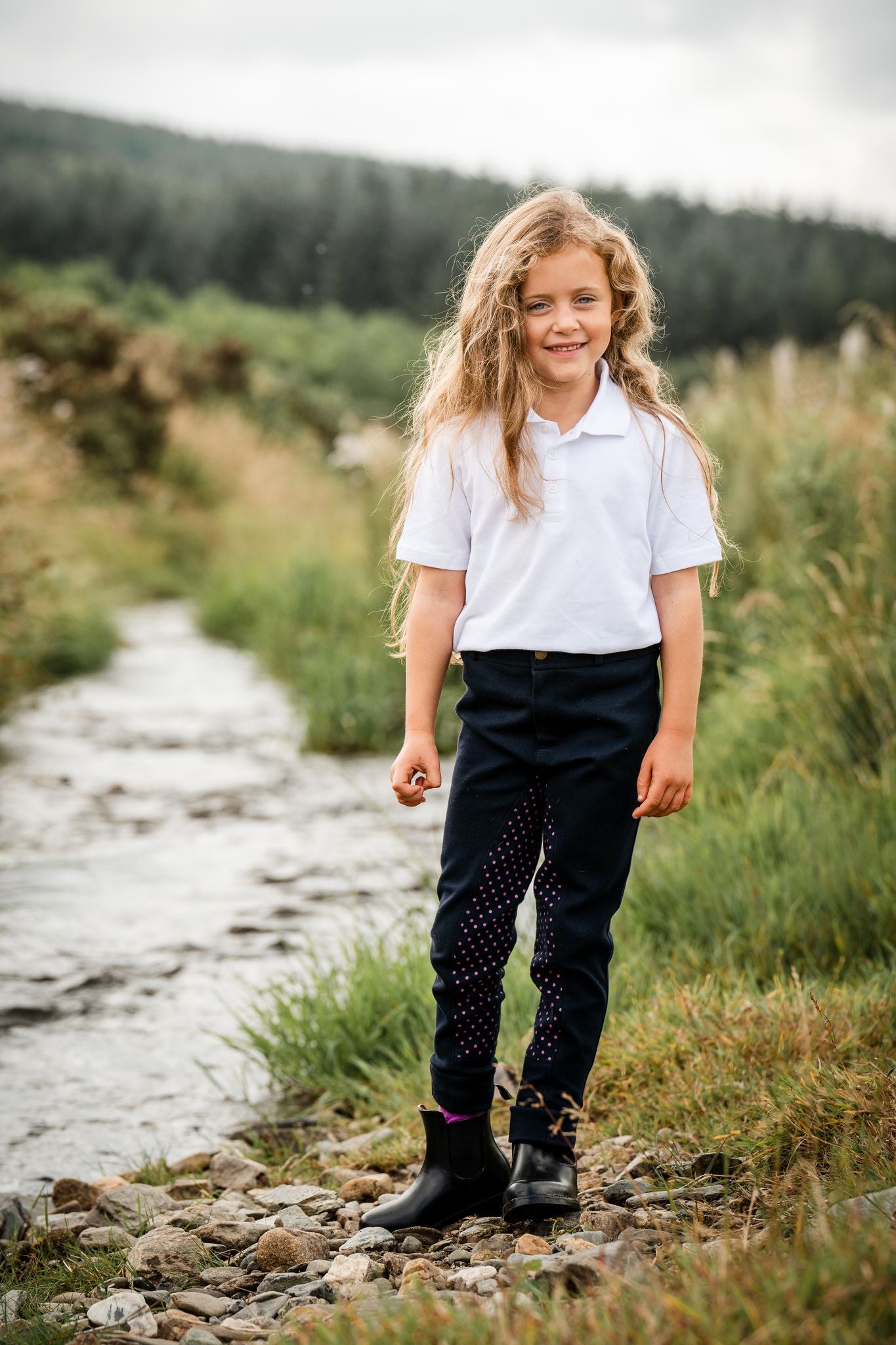 Equisential Junior Spotty Jodhpurs