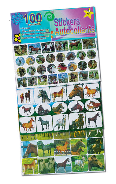 100 Horse stickers