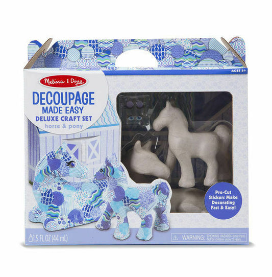 Decoupage Pony and Horse Creative Set
