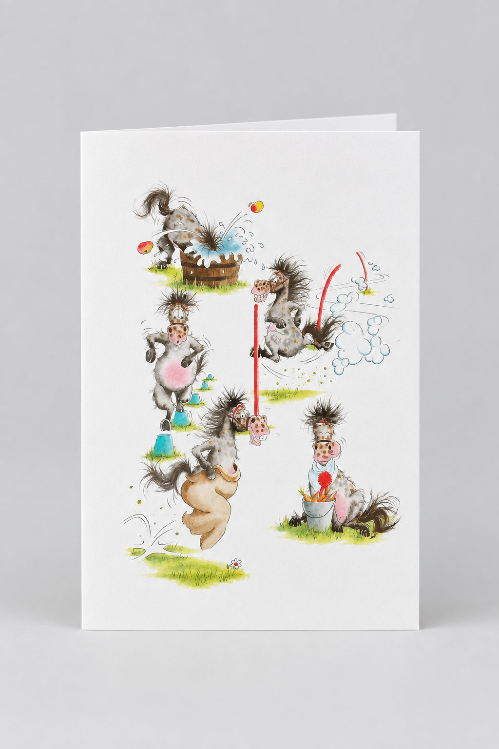 Greetings Card - Gymkhana Games