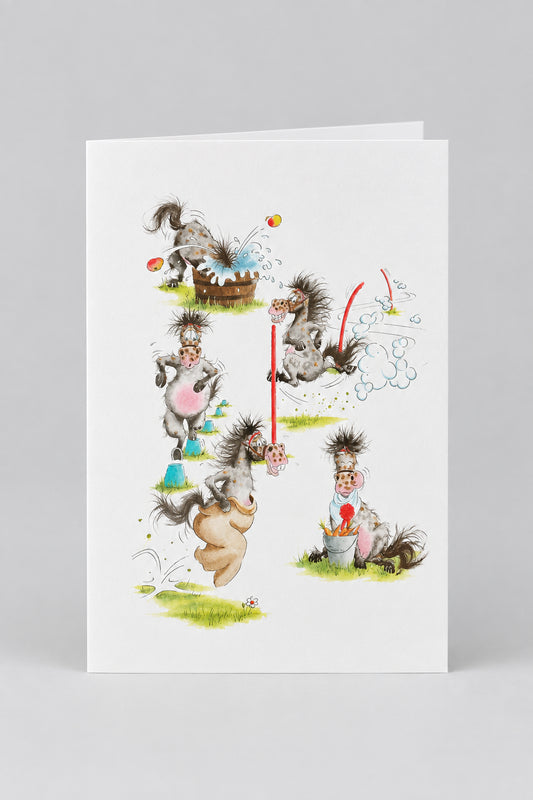 Greetings Card - Gymkhana Games