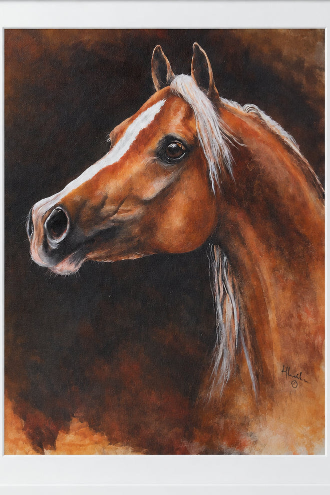 Diane Hennchen Card - Palomino Head (DC98)