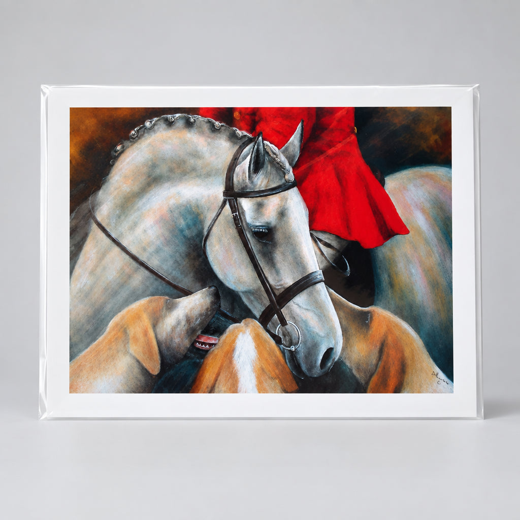 Diane Hennchen Card - Horse & Hounds (DC62)