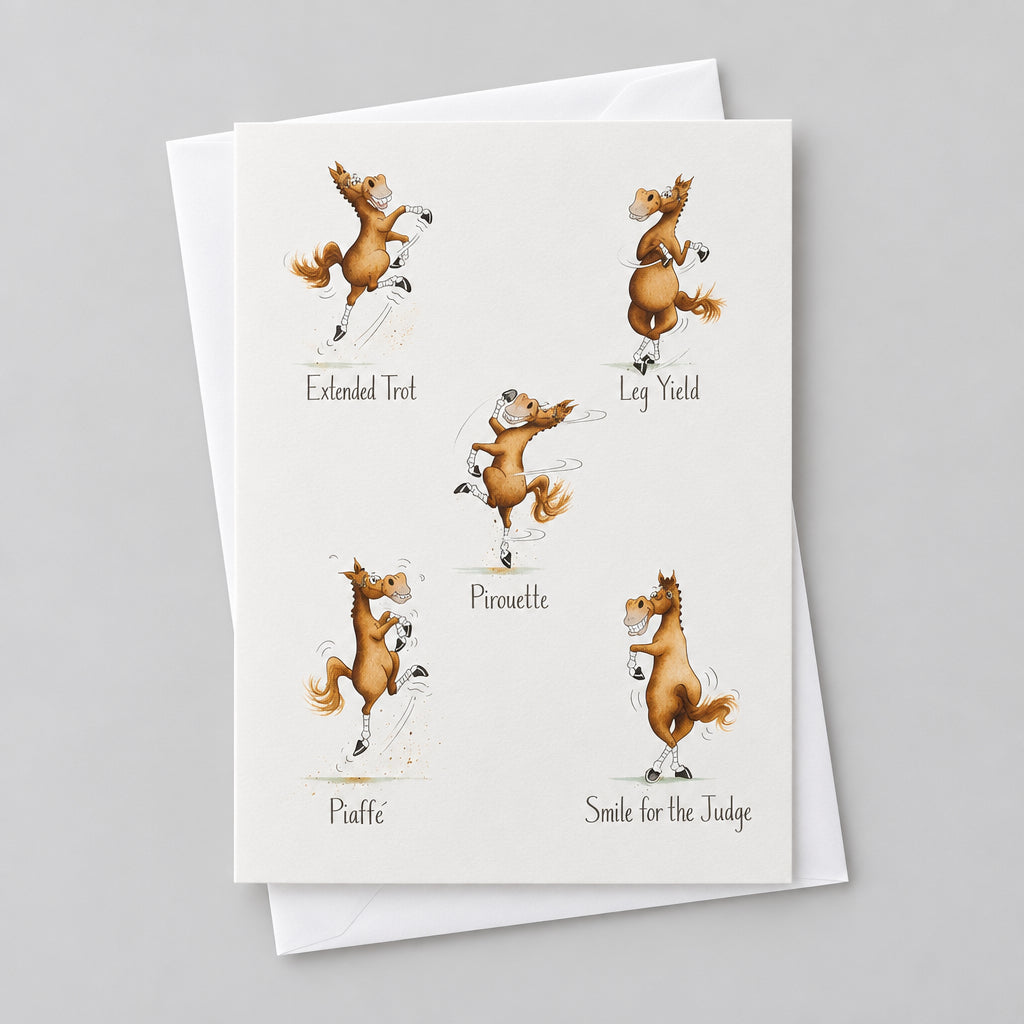 Greetings Card - Dressage