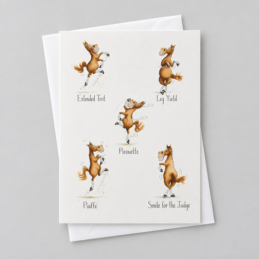 Greetings Card - Dressage