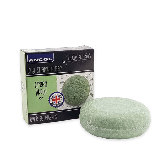 Ancol Little Stinkers Dog Shampoo Bar Green Apple - Twin pack
