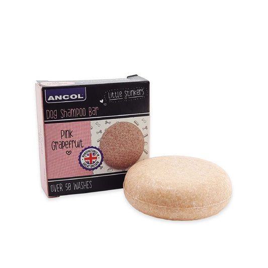 Ancol Little Stinkers Dog Shampoo Bar Pink Grapefruit  - Twin pack