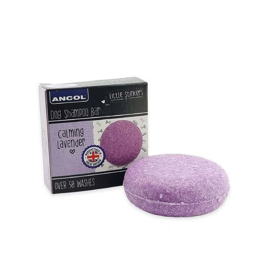 Ancol Little Stinkers Dog Shampoo Bar Calming Lavender  - Twin pack