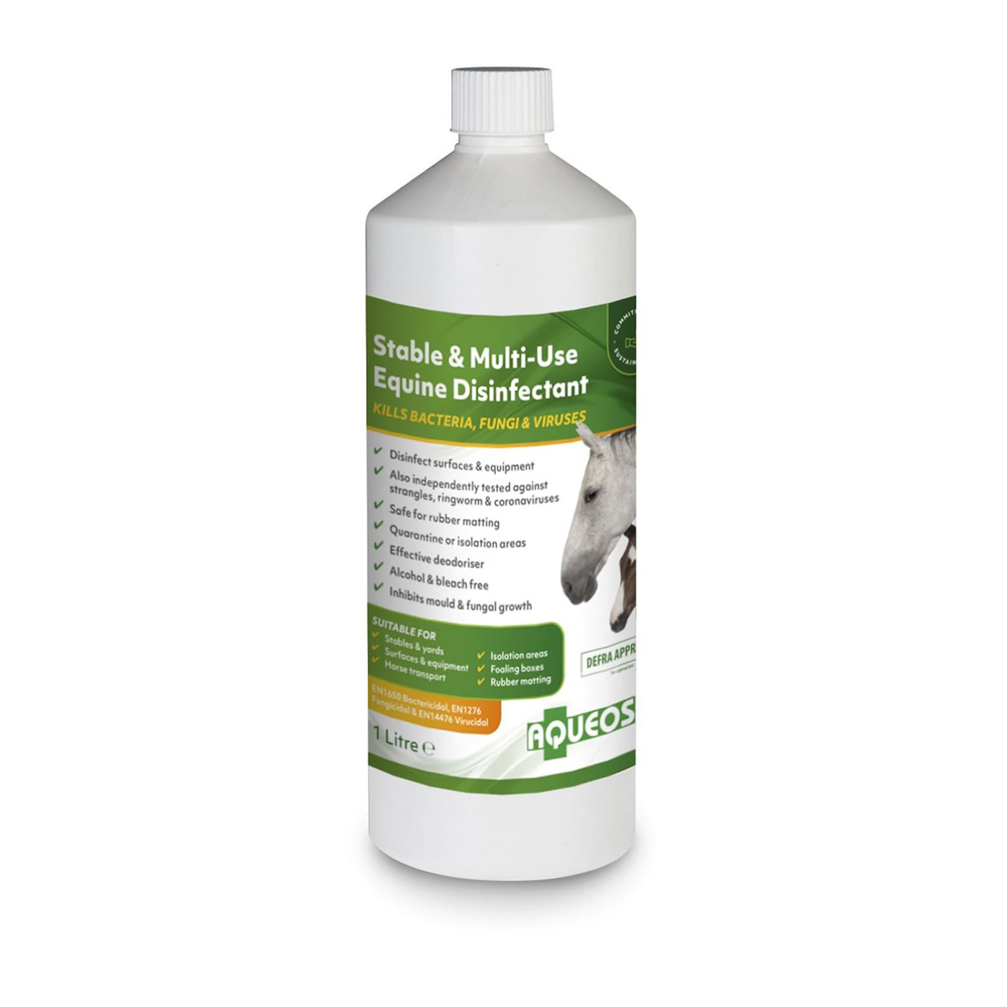Aqueos Stable & Multi-Use Equine Disinfectant