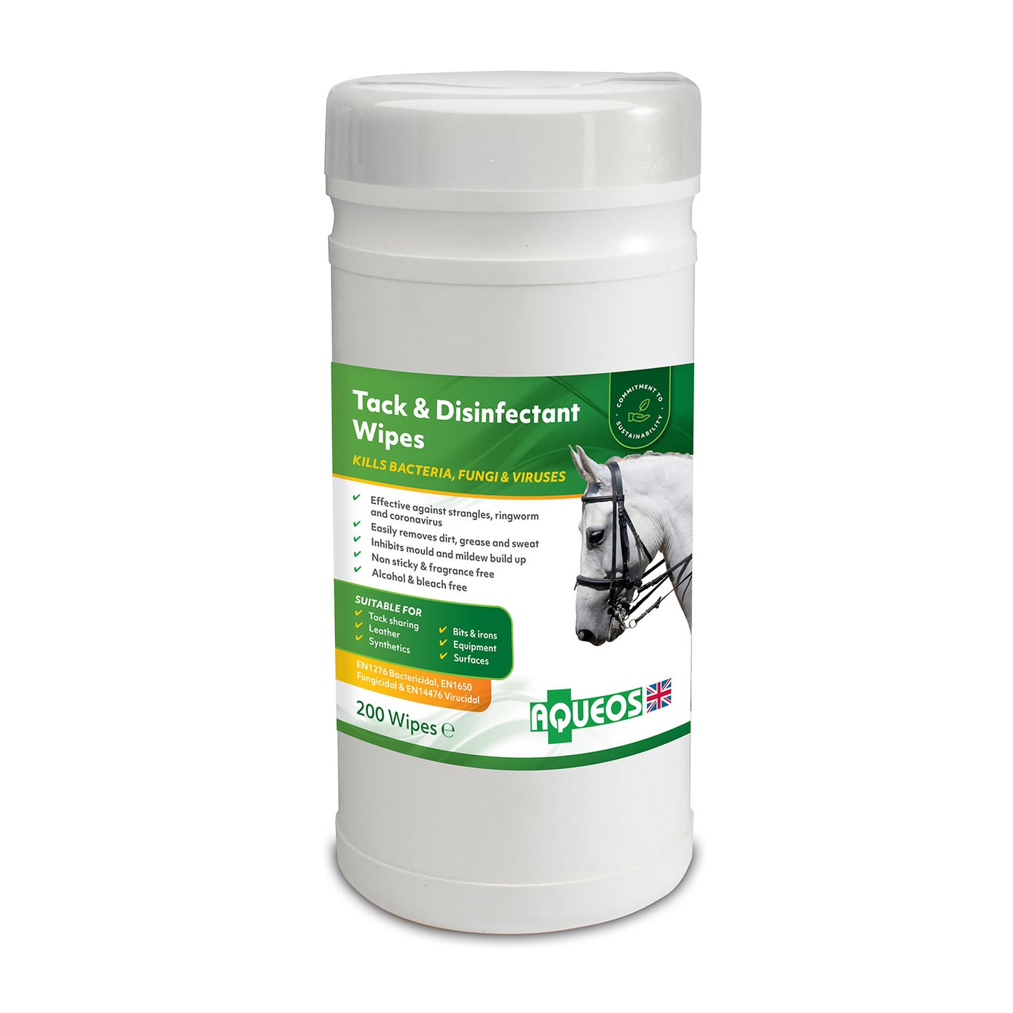 Aqueos Tack & Disinfectant Wipes