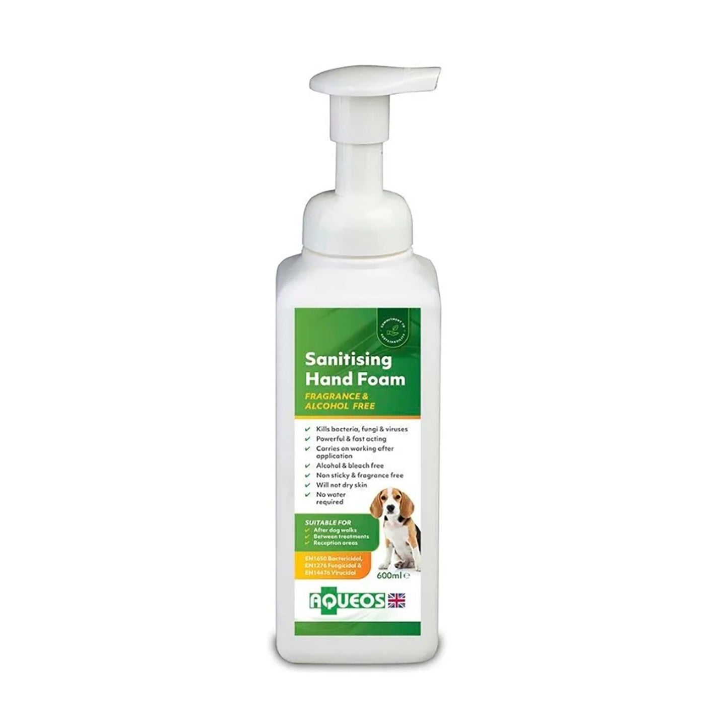 Aqueos Canine Anti-Bacterial Liquid Soap - 600 Ml