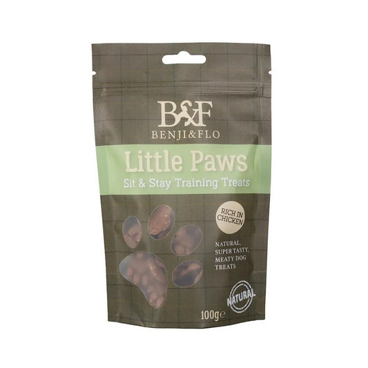 Benji & Flo Little Paws Sit & Stay Training Treats Chicken