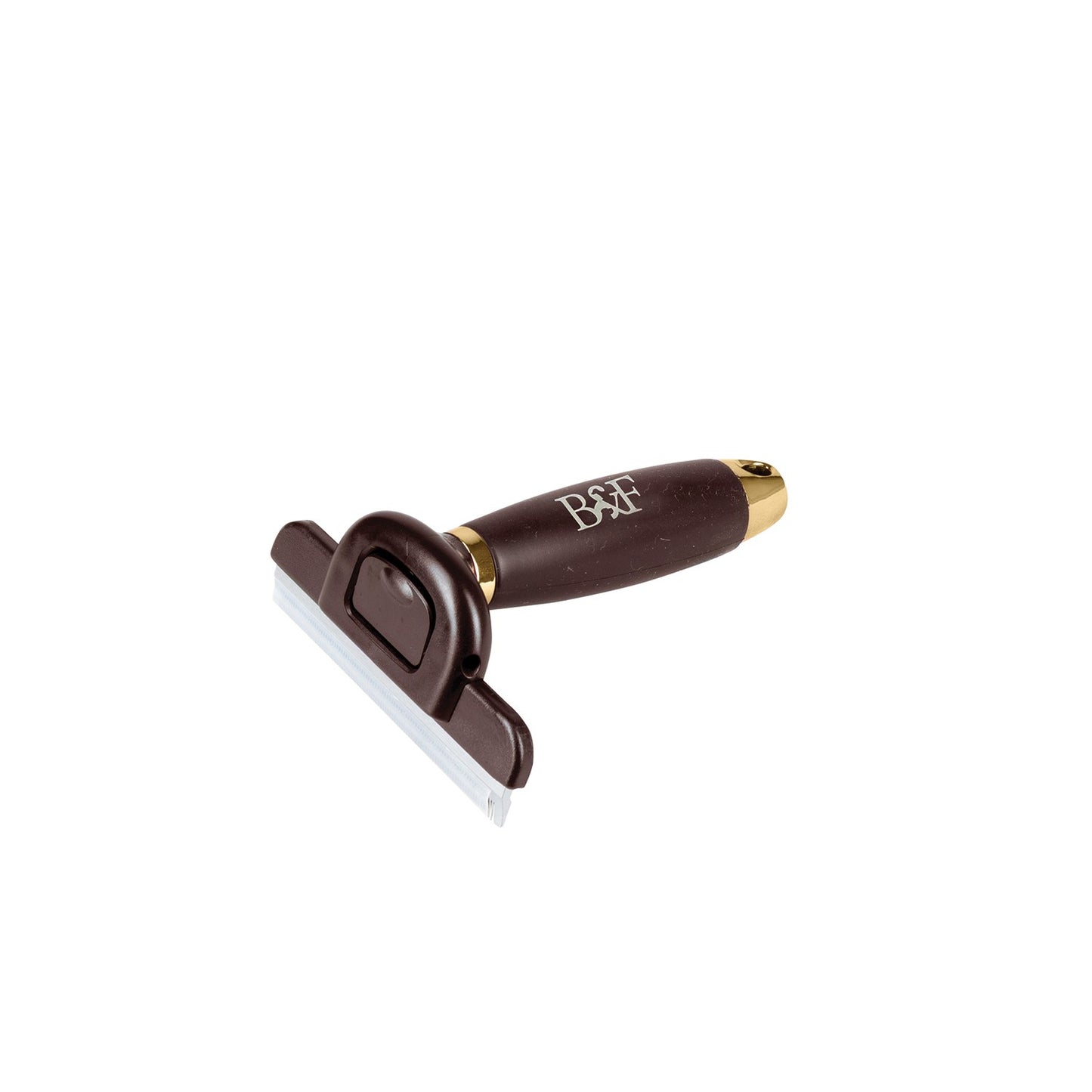 Benji & Flo Gel Handle Deshedding Tool Brown/Gold