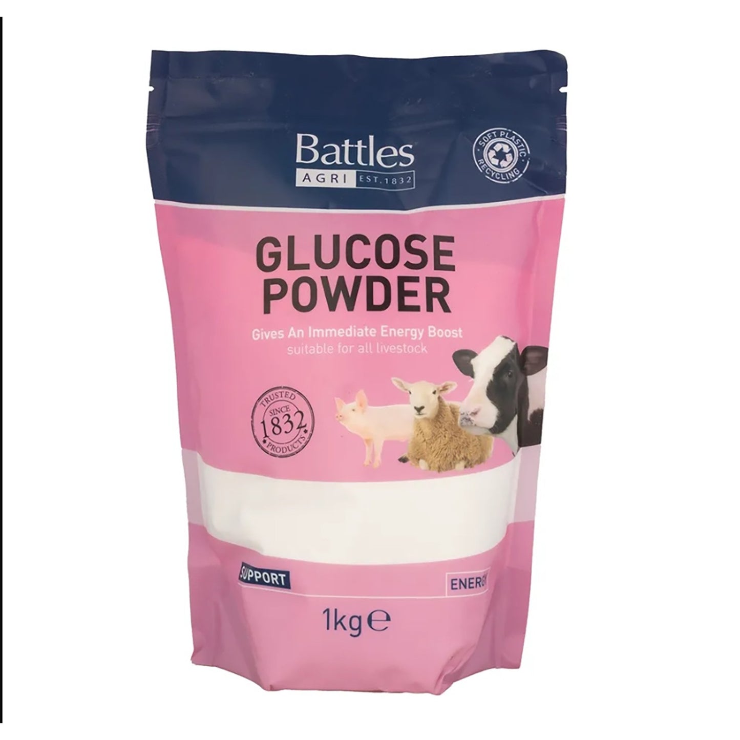 Battles Glucose Powder - 1 Kg Refill Pouch
