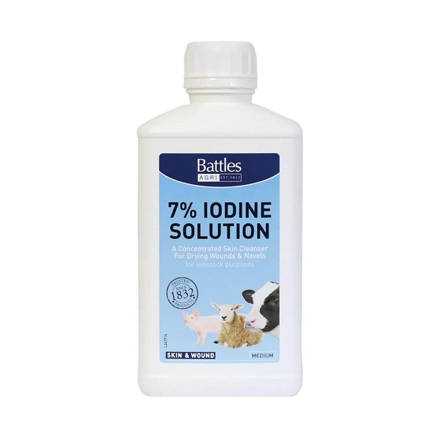 Battles 7% Strong Iodine Solution - 1 Lt