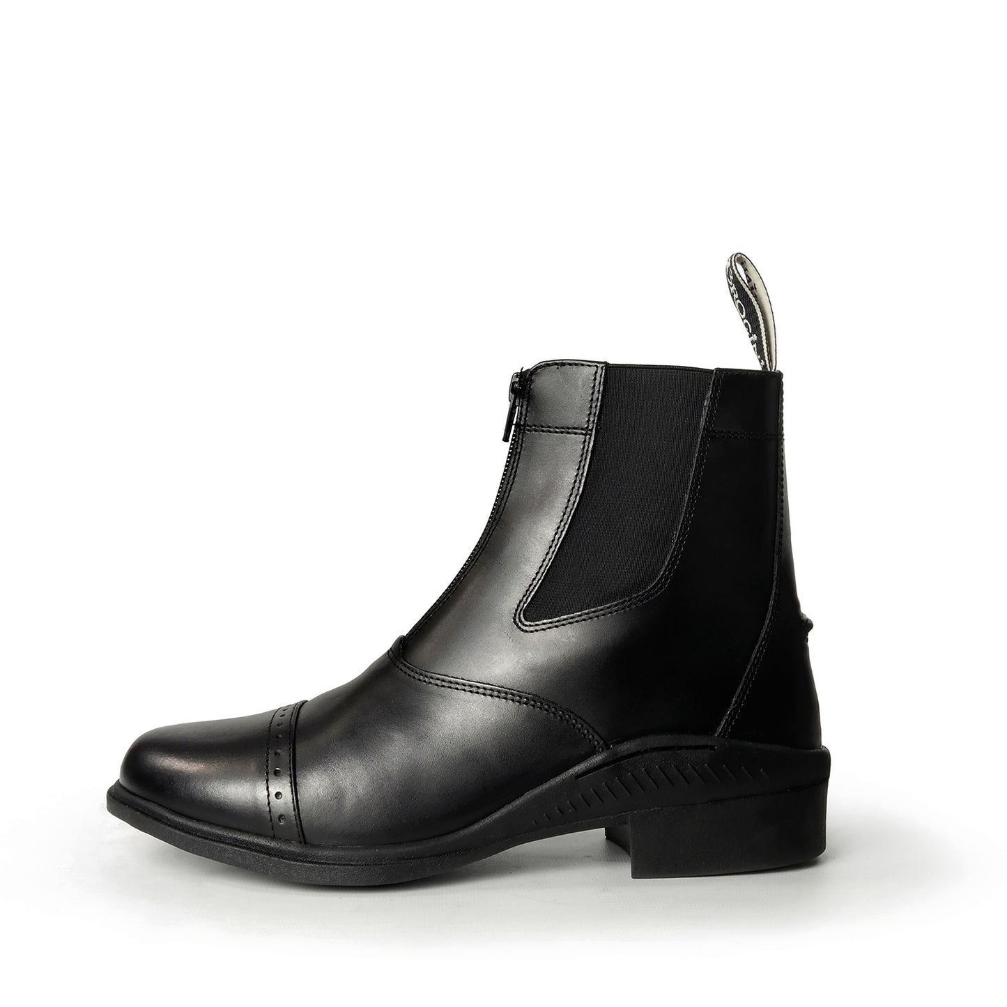 Brogini Tivoli Leather Paddock Boots Black