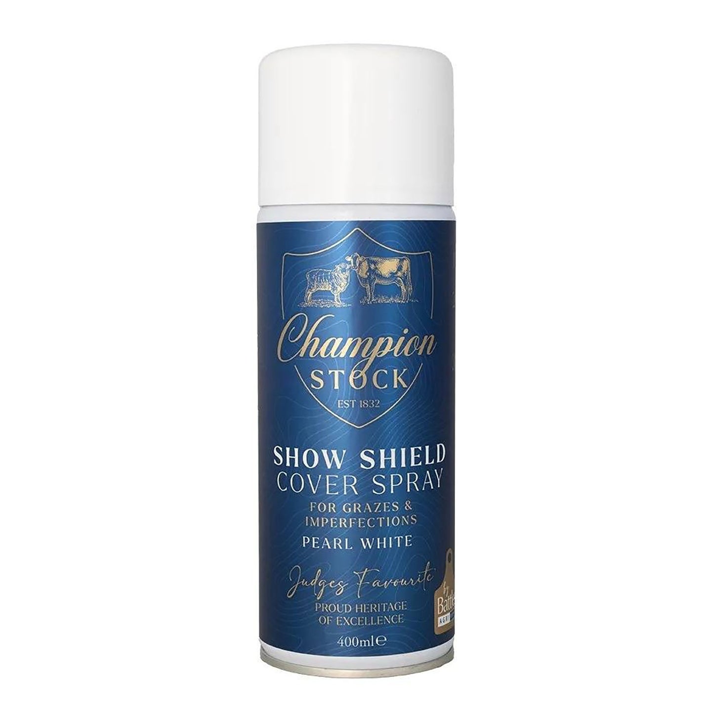 Champion Stock Show Shield Cover Spray Pearl White - 400 Ml