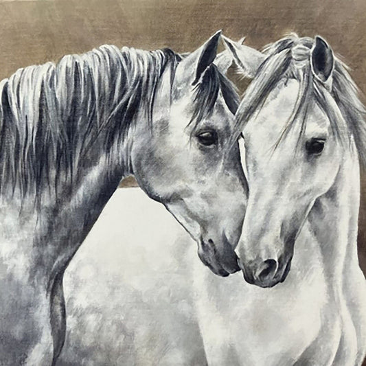 Caroline Cook Equestrian Cards Shades of Grey